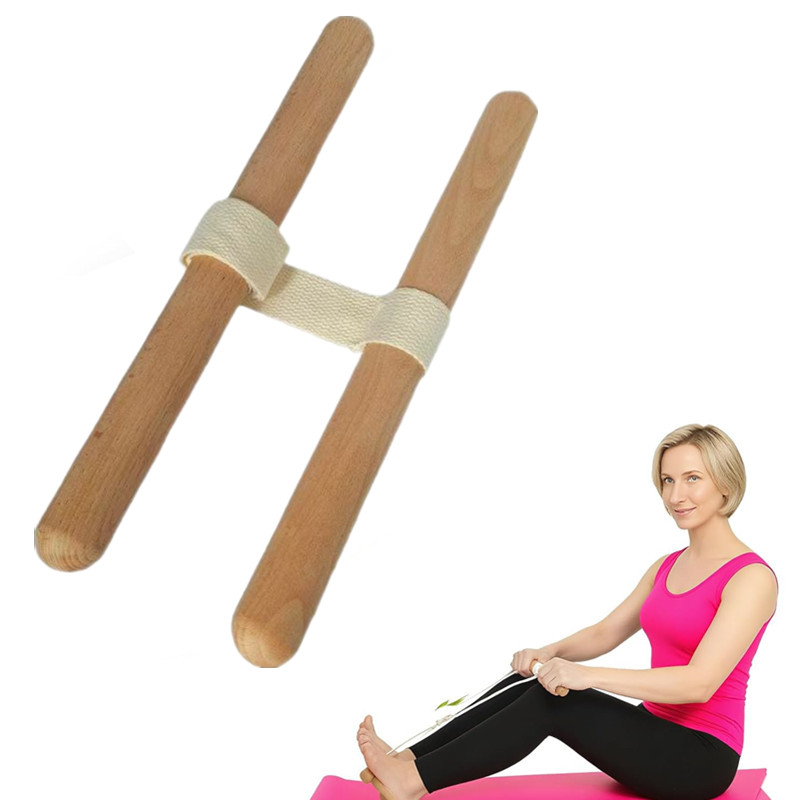 Yoga Fitness Usa - อุปกรณ์ยืดกล้ามเนื้อหลังขาแบบปรับได้ สายยืดหยุ่นสำหรับบรรเทาอาการปวด โยคะ การยืดกล้ามเนื้อทั่วร่างกาย อุปกรณ์ออกกำลังกาย