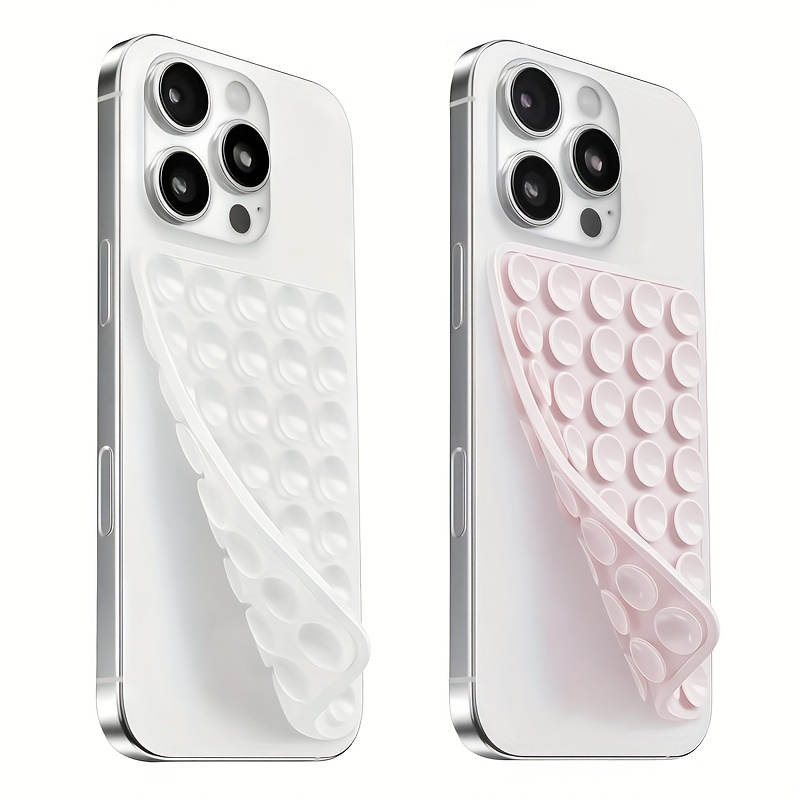Yoga Fitness Usa - ขาตั้งโทรศัพท์แบบซิลิโคนสองด้าน 2 ชิ้น สำหรับ iPhone และ