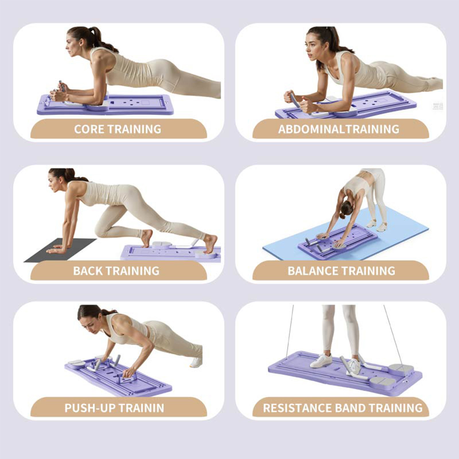 อุปกรณ์ออกกำลังกายแบบ 4-in-1 ล - Ab Wheel Roller บทวิจารณ์และราคา