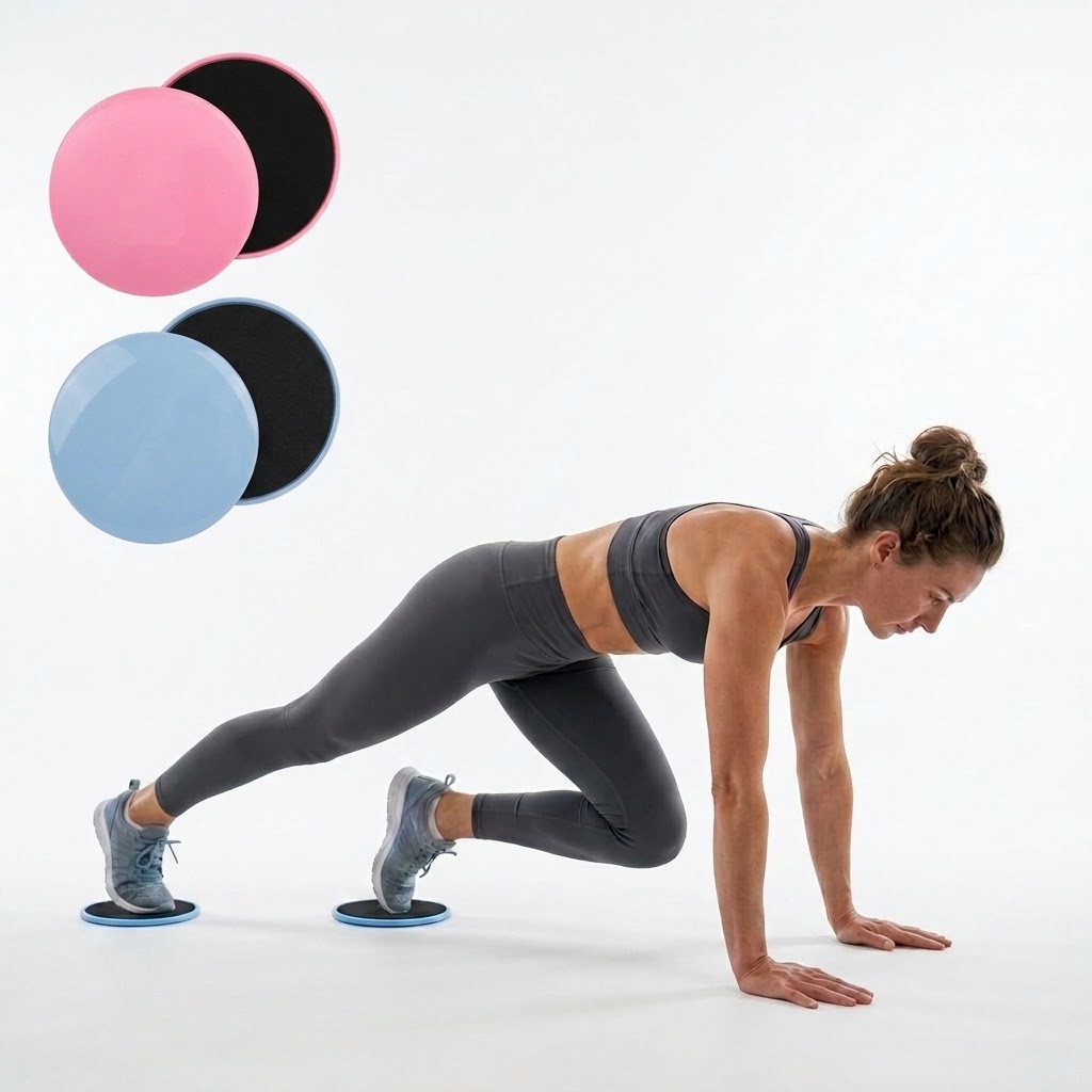 แผ่นสไลด์สำหรับฝึกกล้ามเนื้อแก - Yoga Fitness Workout บทวิจารณ์และราคา