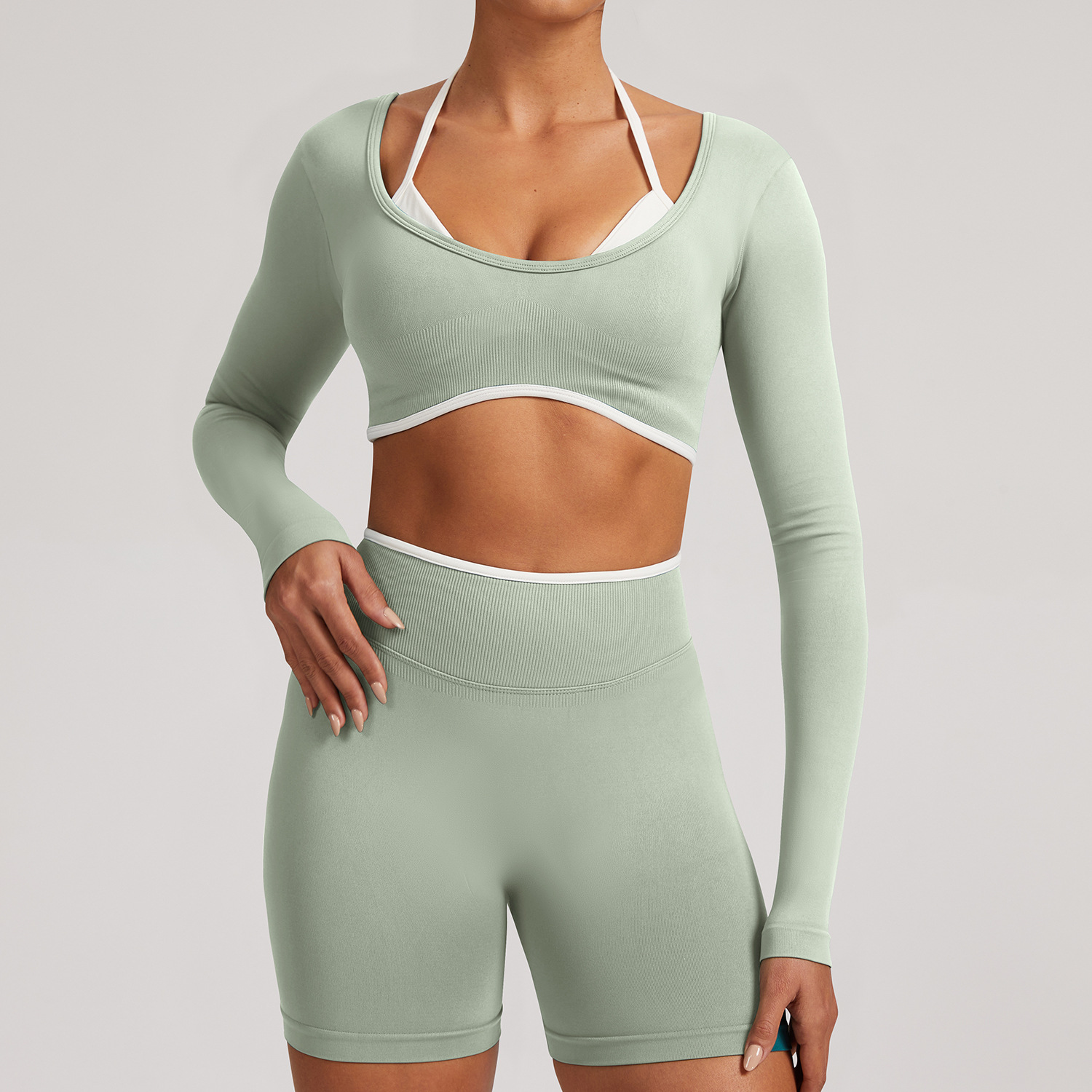 เสื้อโยคะไร้ตะเข็บสำหรับผู้หญิ - Yoga Fitness Usa บทวิจารณ์และราคา