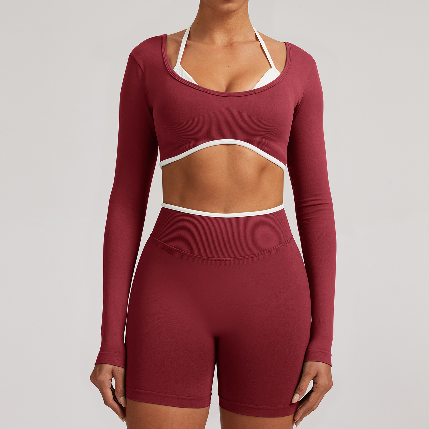 เสื้อโยคะไร้ตะเข็บสำหรับผู้หญิ - Yoga Fitness Usa บทวิจารณ์และราคา