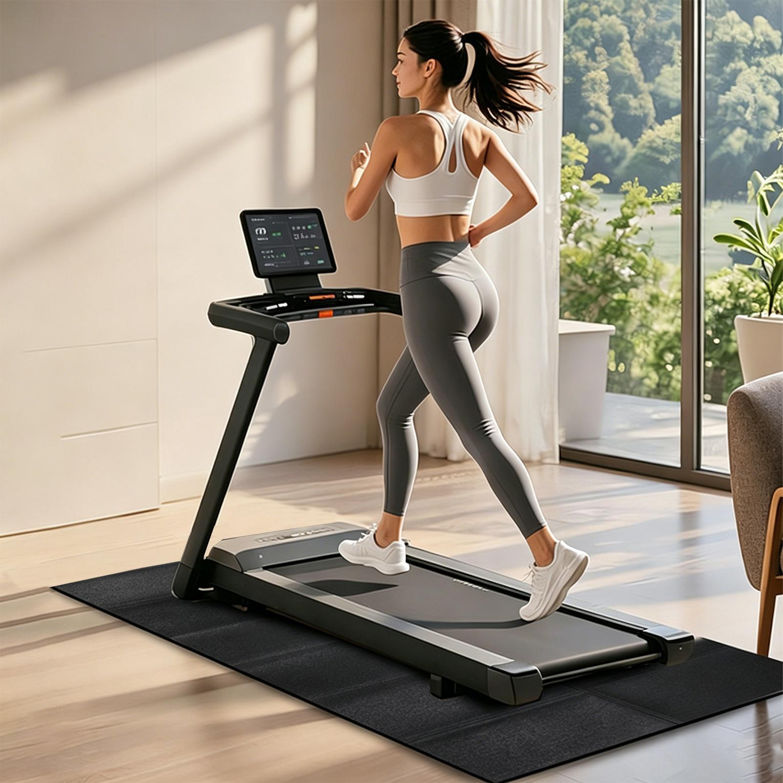 แผ่นรองพื้นลู่วิ่งไฟฟ้า ดูดซับ - Yoga Fitness Pilates บทวิจารณ์และราคา