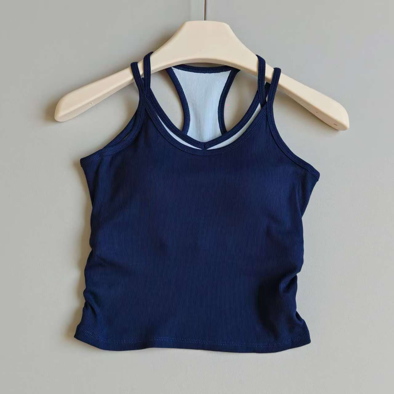เสื้อกล้ามโยคะสีตัดกันสำหรับผู - Yoga Fitness Tapis บทวิจารณ์และราคา