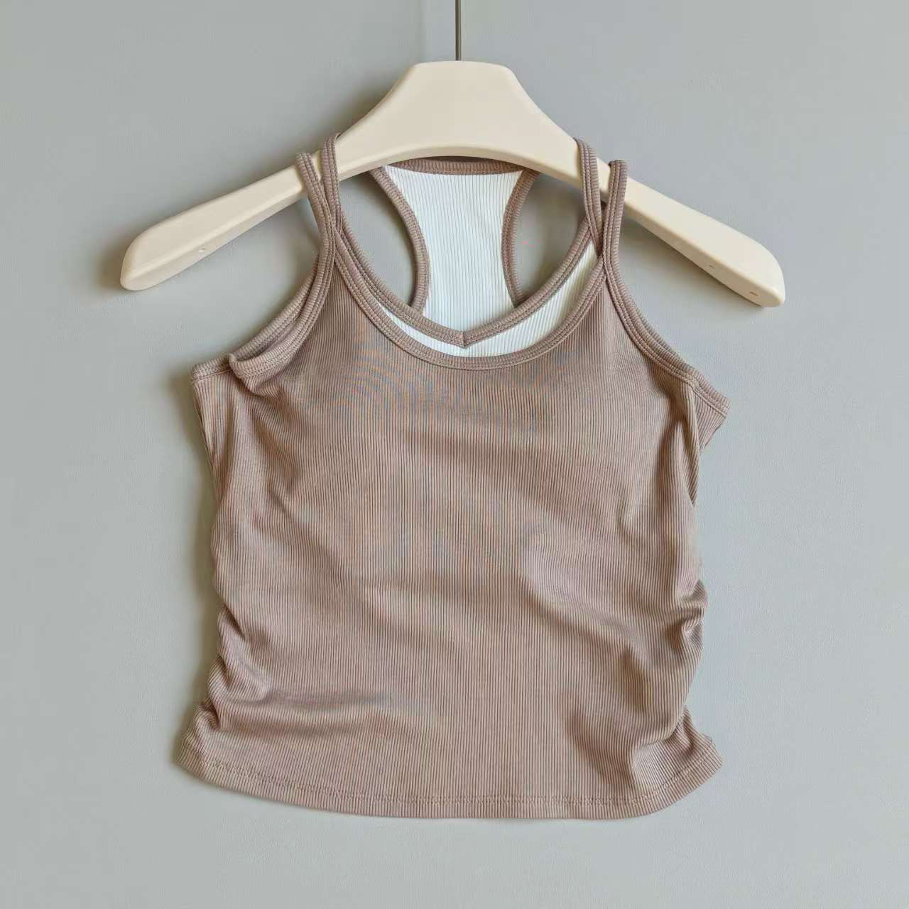 เสื้อกล้ามโยคะสีตัดกันสำหรับผู - Yoga Fitness Tapis บทวิจารณ์และราคา