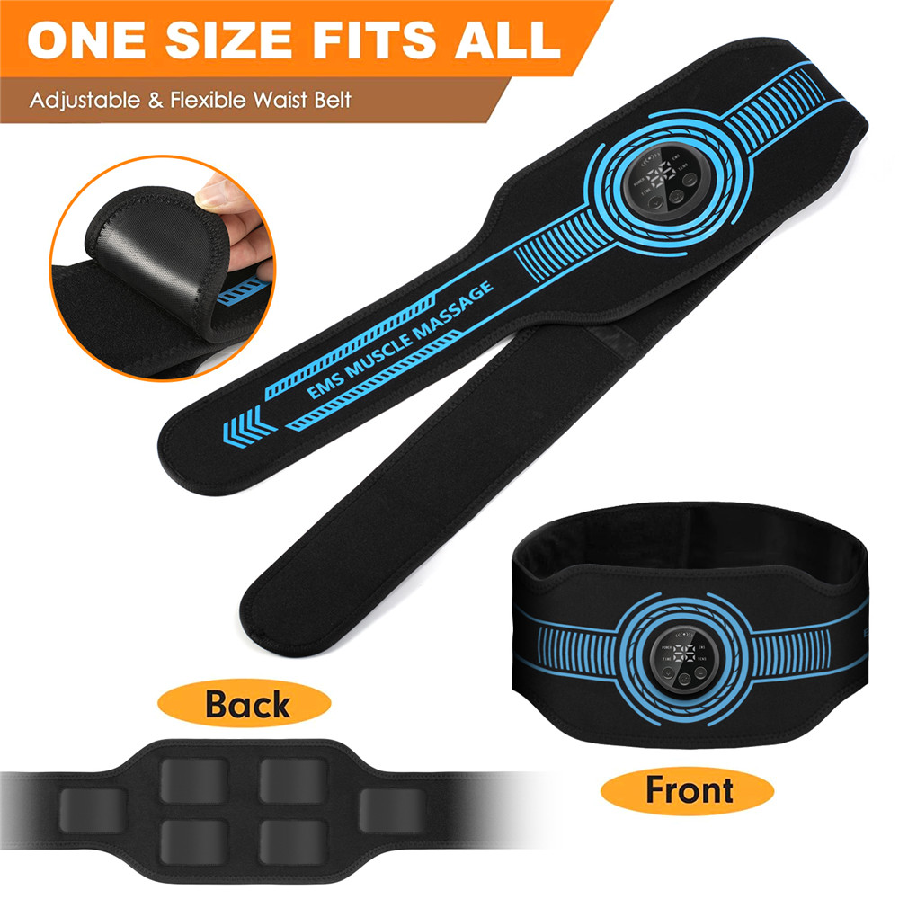 USB ชาร์จเทรนเนอร์กล้ามเนื้อหน - Weight Lifting Belt บทวิจารณ์และราคา