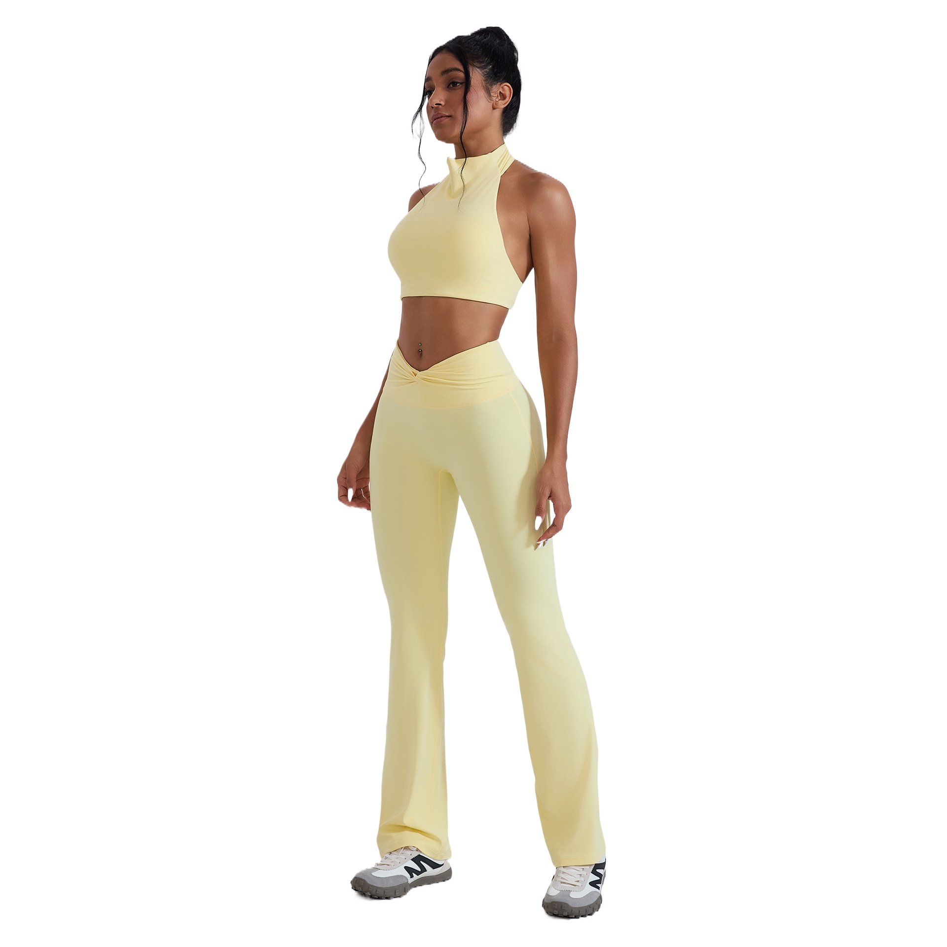 ชุดออกกำลังกายสองชิ้นสำหรับผู้ - Yoga Fitness Logo บทวิจารณ์และราคา