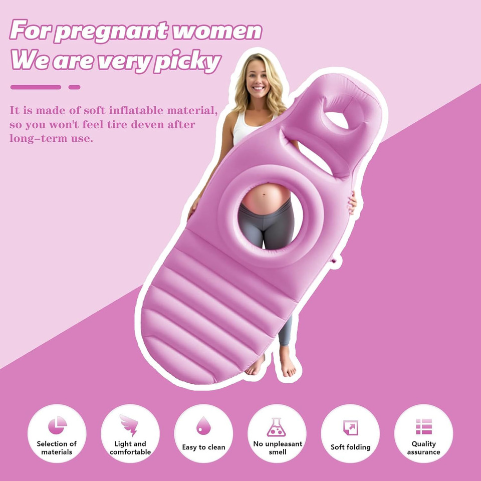 หมอนรองครรภ์แบบเป่าลม แผ่นรองโ - Yoga Fitness Tapis บทวิจารณ์และราคา