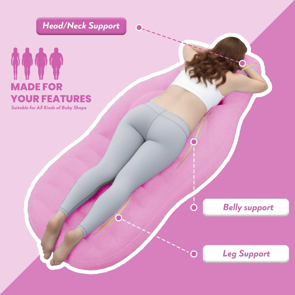 หมอนรองครรภ์แบบเป่าลม แผ่นรองโ - Yoga Fitness Tapis บทวิจารณ์และราคา