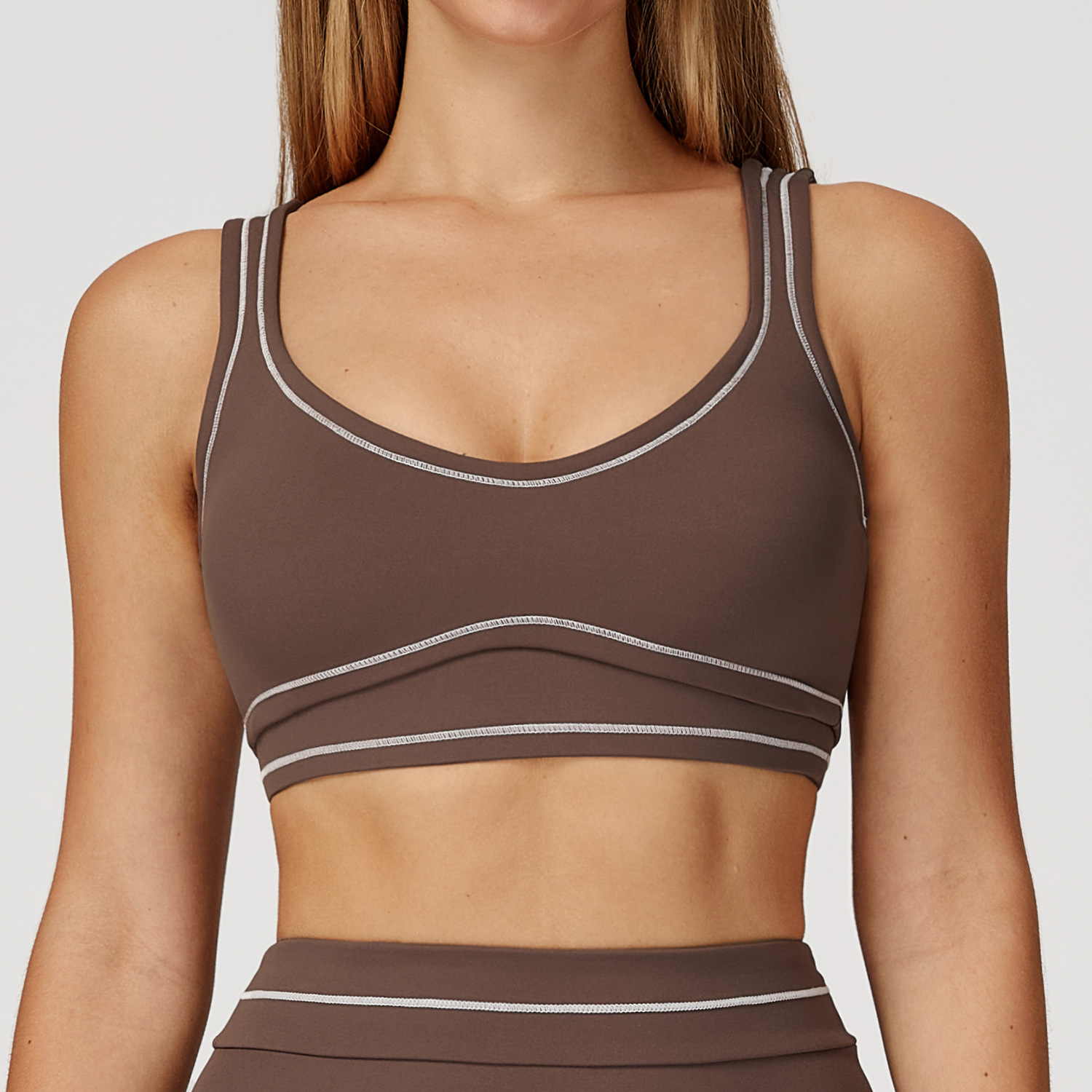 เสื้อชั้นในกีฬาสำหรับผู้หญิง J - Yoga Fitness Logo บทวิจารณ์และราคา