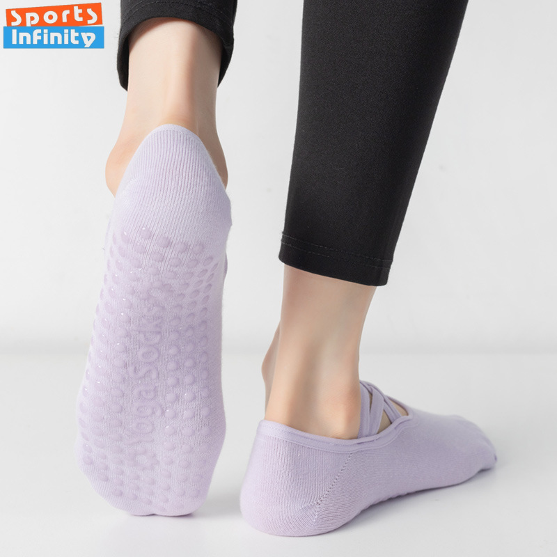 แฟชั่นสายรัดข้ามBacklessถุงเท้ - Yoga Fitness Pilates บทวิจารณ์และราคา