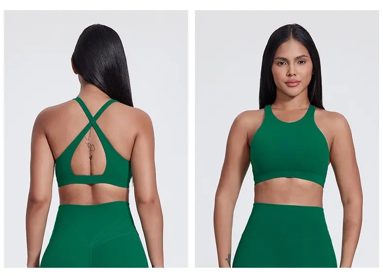 เสื้อกล้ามเล่นกีฬาเปิดหลังมีรู - Yoga Fitness Logo บทวิจารณ์และราคา