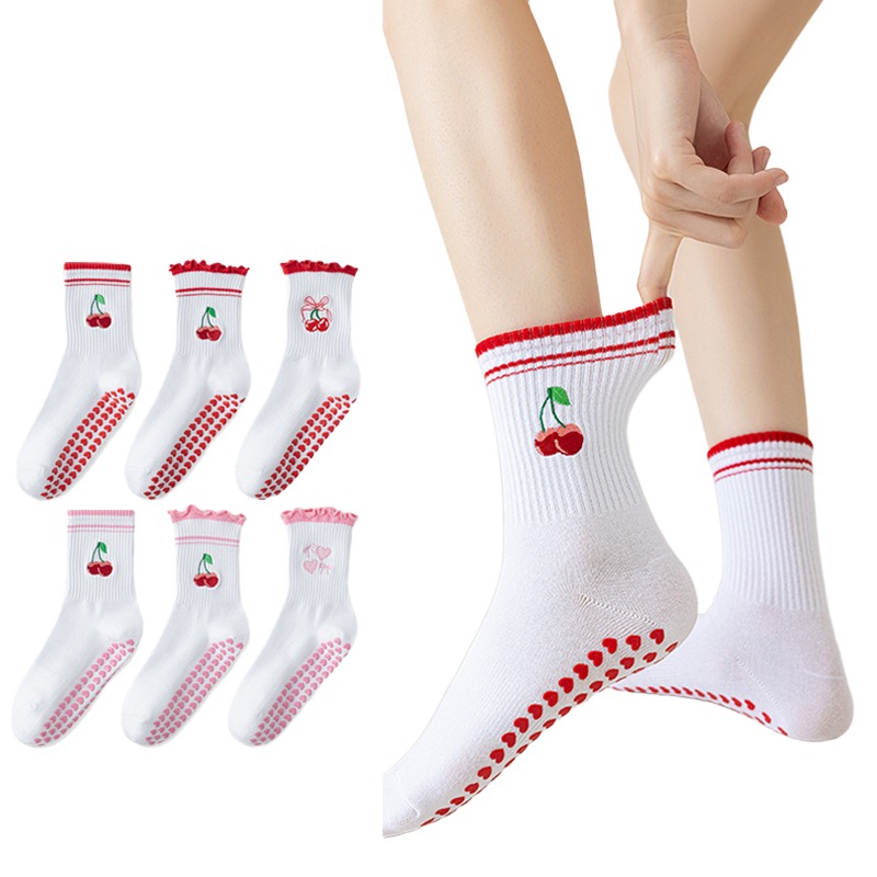 1 คู่ถุงเท้าโยคะมืออาชีพสำหรับ - Yoga Fitness Pilates บทวิจารณ์และราคา