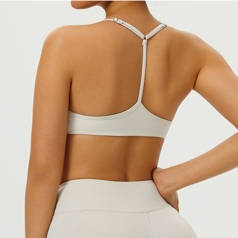 ชุดชั้นในสตรี บราออกกำลังกายระ - Yoga Fitness Logo บทวิจารณ์และราคา
